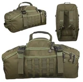 Torby podróżne - Torba Wojskowa Podróżna Poligonowa Turystyczna Militarna Na Ramię Plecak Zielony - miniaturka - grafika 1