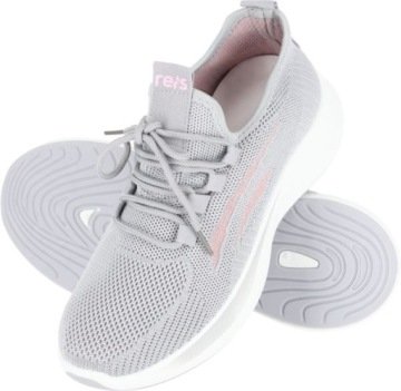 Buty sportowe Damskie Cora ultra lekkie i przewiewne Szaro-stalowe r. 38