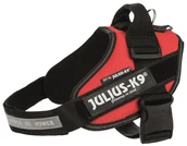 Szelki dla psów - Trixie Szelki Julius-K9 0/ML 5876 cm/40 mm czerwone - miniaturka - grafika 1