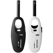 Pozostałe akcesoria kuchenne - Fackelmann ZAPALNICZKA ZAPALARKA GAZOWA CZARNY BIAŁY TWORZYWO SZTUCZNE METAL 14099 - miniaturka - grafika 1