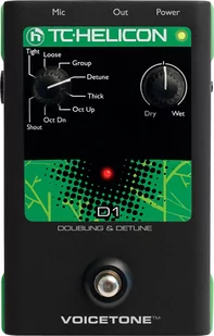 TC Helicon VoiceTone D1 Dubler/Detuner ♦ 30 DNI NA ZWROT ♦ GWARANCJA DOOR-TO-DOOR ♦ SZYBKA WYSYŁKA - Procesory dźwięku i przedwzmacniacze - miniaturka - grafika 1