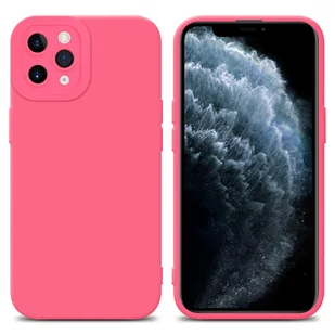 Cadorabo Etui do Apple iPhone 11 PRO MAX Etui ochronne z czerwonego silikonu TPU Etui na telefon komórkowy - Etui i futerały do telefonów - miniaturka - grafika 1