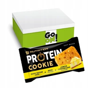Go On Ciastko Proteinowe Sernik Z Cytryną Lemon Cheesecake 50G*18Szt Protei - Przekąski dla dzieci - miniaturka - grafika 1