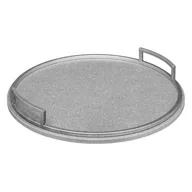 Ozdoby bożonarodzeniowe - Fééric Lights and Christmas Srebrna taca dekoracyjna z uchwytami 37,5 cm 169538D - miniaturka - grafika 1