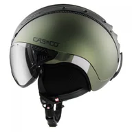 Kaski narciarskie - Kask narciarski CASCO SP-2 Visor Carbonic green XL - miniaturka - grafika 1