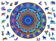 Puzzle - Puzzle Drewniane Premium 3D  Dla Dorosłych Mandala Niezachwiany Spokój Ul Adawoo - Idealne Na Prezent Na Święta, Urodziny, Imieniny, Walentynki - miniaturka - grafika 1