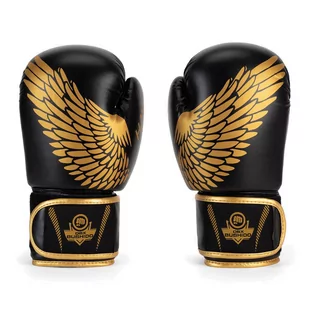 Rękawice bokserskie DBX BUSHIDO "HAWK" Active Clima czarno-złote B-2v17  12 oz - Rękawice bokserskie - miniaturka - grafika 1
