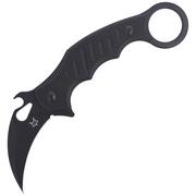 Noże - Nóż FOX Karambit Fixed G10 Black, Black Idroglider (FX-598) - miniaturka - grafika 1