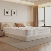 Inne - TEMU Materac 90x200/140x200 cm, wysokość 25cm/22cm, materac kieszeniowy premium, ortopedyczny 7-strefowy, (oddychający), materac sprężynowy z - miniaturka - grafika 1