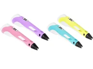 Zabawki interaktywne dla dzieci - DŁUGOPIS DRUKARKA 3D PEN ZESTAW + WKŁAD pióro - miniaturka - grafika 1