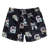 Spodenki męskie - Męskie Szorty QUIKSILVER ISLANDPVL15 M JAMV EQYJV03697-KVJ6 – Czarny - miniaturka - grafika 1