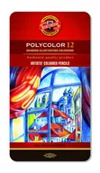 Kredki, ołówki, pastele i pisaki - Koh-I-Noor kredki Polycolor, 12 Kolorów - miniaturka - grafika 1