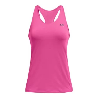 Koszulki sportowe męskie - Armour Racer Tank, Astro Pink/Black, XL - grafika 1