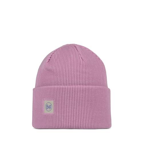 Buff Crossknit czapka Camelia Pink Unisex dla dorosłych