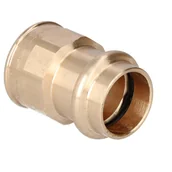 Łączniki, trójniki, kształtki - CONEX Mufa przejściowa, 22x3/4 brąz B Press - miniaturka - grafika 1