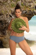 Majtki damskie - Figi M-017 (6) Szary (Rozmiar XXL) - miniaturka - grafika 1