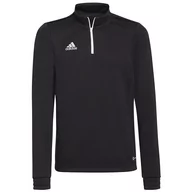 Bluzy sportowe męskie - Adidas, Bluza ENTRADA 22 Training Top Y H57547, 164 cm, czarny - miniaturka - grafika 1