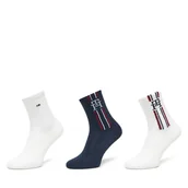 Skarpetki dla dzieci - Zestaw 3 par wysokich skarpet dziecięcych Tommy Hilfiger 701236331 Granatowy - miniaturka - grafika 1