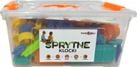 Klocki - Sprytne Klocki Klocki Konstrukcyjne Jeżyki Pastel - miniaturka - grafika 1