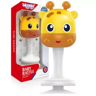 Grzechotki dla dzieci - WOOPIE BABY Grzechotka Żółta Żyrafa 0m+ - miniaturka - grafika 1