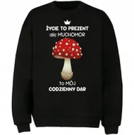 Bluzy męskie - BLUZA MUCHOMOR CZERWONY TO MÓJ CODZIENNY DAR PREZENT - miniaturka - grafika 1