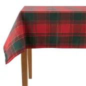 Obrusy i serwetki - Obrus świąteczny w kratę 200 x 160 cm - miniaturka - grafika 1