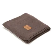 Koce i narzuty dla dzieci - LA MILLOU Kocyk bambusowy CHOCO - miniaturka - grafika 1