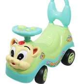 Jeździki dla dzieci - Jeździk Pchacz Chodzik Kotek Dźwięki Klakson - miniaturka - grafika 1