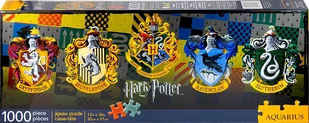 Puzzle panoramiczne, Harry Potter, Domy Hogwartu, 1000 el. - Puzzle - miniaturka - grafika 1