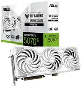 Karty graficzne - ASUS GeForce RTX 5070 Ti TUF 16GB TUF-RTX5070TI-O16G-BTF-WHITE - miniaturka - grafika 1