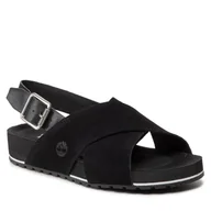Sandały damskie - Timberland Sandały Malibu Waves Basic X Trap TB0A41KQ0151 Black Suede - miniaturka - grafika 1