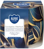 Świece - Świeca zapachowa w szkle BISPOL 20H EUKALIPTUS - PACZULA - miniaturka - grafika 1