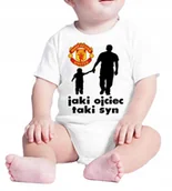 Body dla niemowląt - 2033 BODY DZIECIĘCE MANCHESTER UNITED PREZENT 80 - miniaturka - grafika 1