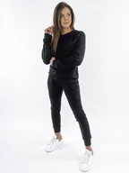 Dresy damskie - Komplet dresowy FITT damski czarny AY0125-L - miniaturka - grafika 1