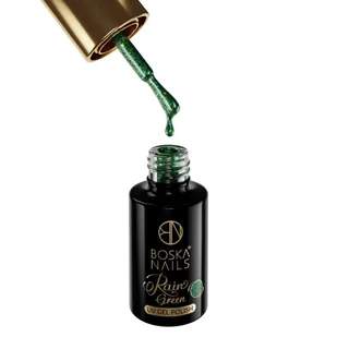 Lakier hybrydowy Boska Nails Green Rain nr 437, 6 ml - Lakiery hybrydowe - miniaturka - grafika 1