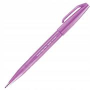 Kredki, ołówki, pastele i pisaki - Pentel, Pisak Do Kaligrafii Brush Signpen, Purpurowy - miniaturka - grafika 1