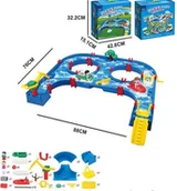 Zabawki i gry sportowe - Tor wodny wodna piaskownica zabawka ogrodowa 57 elementów - miniaturka - grafika 1