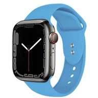 Akcesoria do zegarków - CRONG Pasek Liquid do Apple Watch 38/40/41 mm (niebieski) - miniaturka - grafika 1