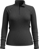 Bielizna sportowa damska - W'S Classic Thermal Merino Base Layer 1/4 Zip Boxed, 010 charcoal heather, M - miniaturka - grafika 1
