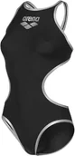 Stroje kąpielowe dla dziewczynek - Strój kąpielowy jednoczęściowy Arena roz. 40 czarny - miniaturka - grafika 1