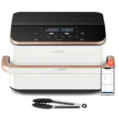 Frytkownice - Cosori Dual Blaze TwinFry Air Fryer Biały - miniaturka - grafika 1