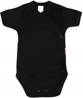 Body dla niemowląt - Body KOPERTOWE K/R 100% Bawełna CZARNE r 62 KLEKLE - miniaturka - grafika 1