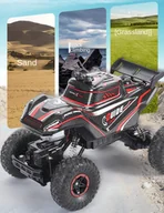 Samochody i pojazdy dla dzieci - Auto Zdalnie Sterowane Jeep Światło Led Aku 4x4 - miniaturka - grafika 1
