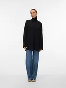 Swetry damskie - Vero Moda Sweter w kolorze czarnym - miniaturka - grafika 1