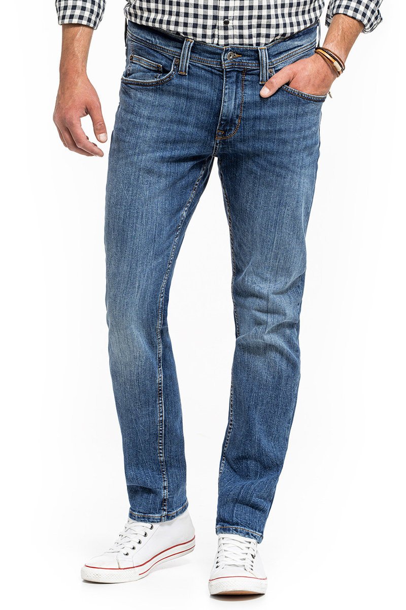 Mustang Vegas Męskie Spodnie Jeansowe Denim Blue 1014037 5000 583-W31 L30