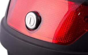 Kufer Moretti MR-807, 28 l, czarny, czerwony odblask - Pudełka i szkatułki - miniaturka - grafika 3