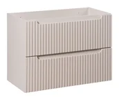 Szafki łazienkowe - Kaszmirowa ryflowana szafka łazienkowa E1-Z33 - miniaturka - grafika 1