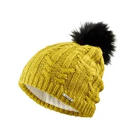 Czapki damskie - SALOMON unisex bluszcz czapka beanie Beige (Golden Palm) Jeden rozmiar - miniaturka - grafika 1
