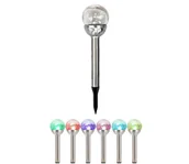 Lampy ogrodowe - Grundig - LED Lampa solarna 1xLED/1,2V wielobarwna - miniaturka - grafika 1