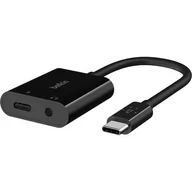 Adaptery i przejściówki - Belkin Adapter USB Typ-C USB Typ-C/Jack 3.5mm NPA004BTBK - miniaturka - grafika 1